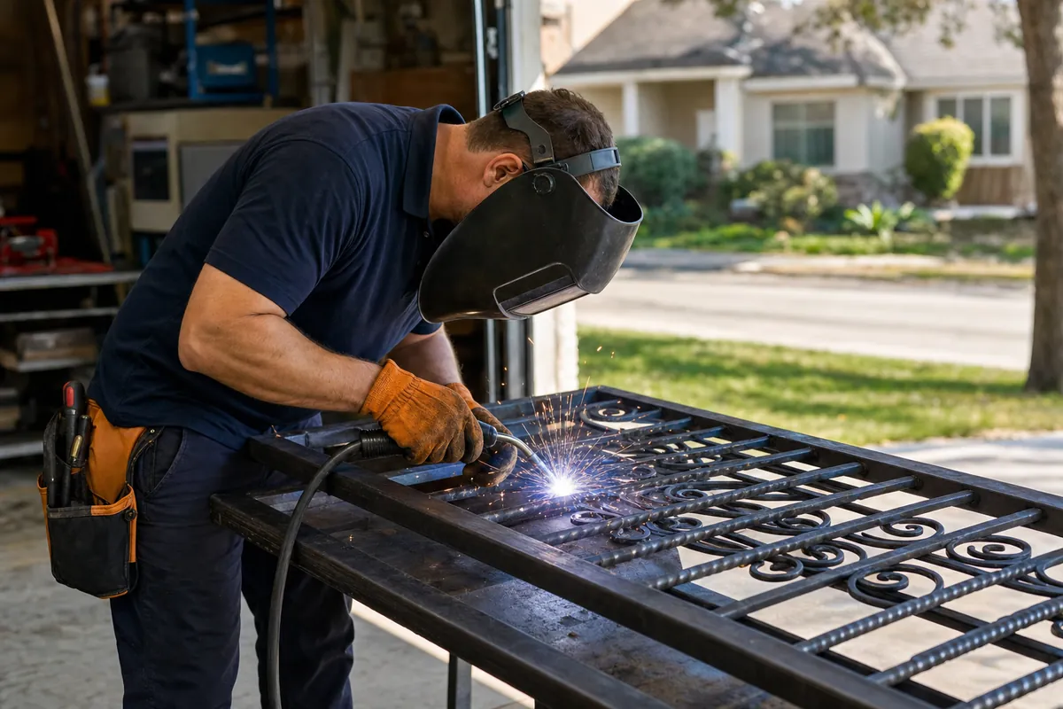 Welding & Fabrication professional at work